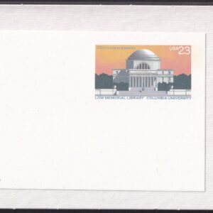 Scott #UX405 Columbia University 23c Stamped Entire Envelope