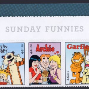 Scott #4471a Sunday Funnies Horizontal Title Strip of 5 Stamps MNH PC#5