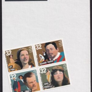 Scott #3154-3157a Opera Singers Block of 4 Stamps - Sealed