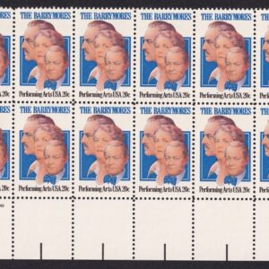 Scott #2012 Barrymores Plate Block of 20 Stamps - MNH