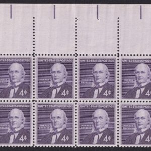 Scott #1177 Horace Greeley Plate Block of 20 Stamps - MNH P#26895