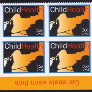 Scott #3938 Child Health Plate Block of 8 Stamps - MNH