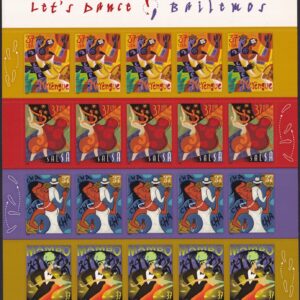 Scott #3942a (3939-42) Let's Dance Sheet of 20 Stamps - MNH
