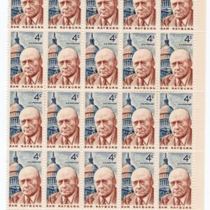 Scott #1202 Sam Rayborn Plate Block of 25 Stamps - MNH P#27260