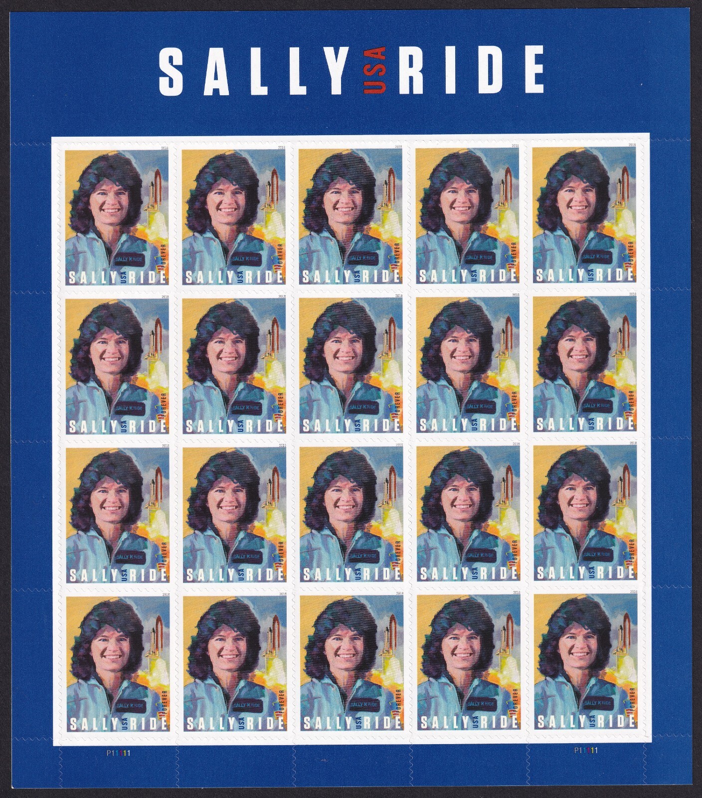 Scott #5283 Sally Ride NASA Sheet of 20 Forever Stamps - MNH