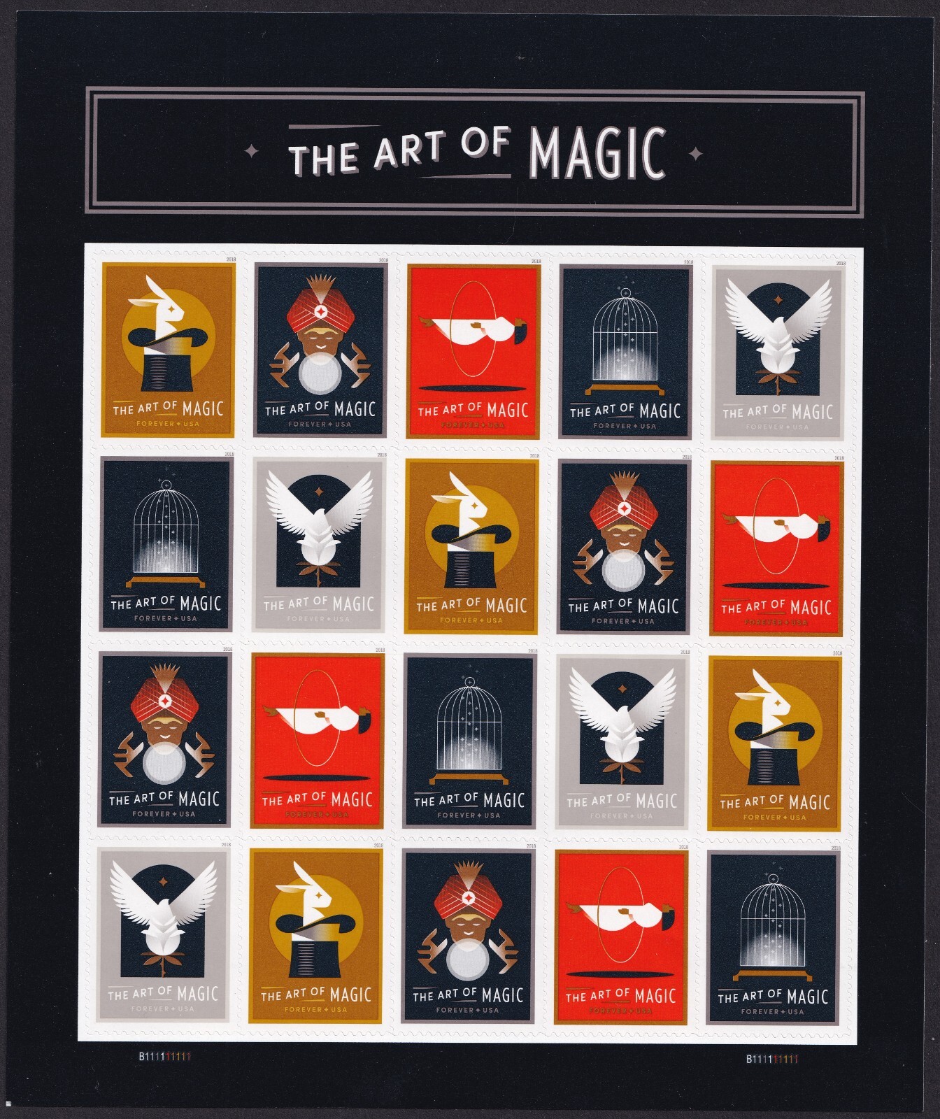 Scott #5305a Art of Magic Sheet of 20 Forever Stamps - MNH