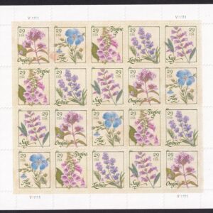 Scott #4509a (4505-09) Herbs Sheet of 20 Stamps - MNH