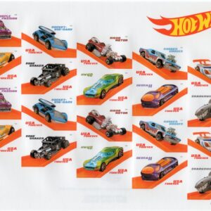 Scott #5330a (5331-30) Hot Wheels Sheet of 20 Forever Stamps - MNH