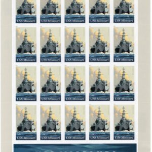 Scott #5392 WW2 USS Missouri (Pearl Harbor) Sheet of 20 Forever Stamps - MNH