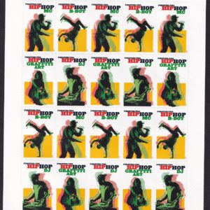 Scott #5483a (5480-83) Hip Hop Sheet of 20 Forever Stamps - MNH UV