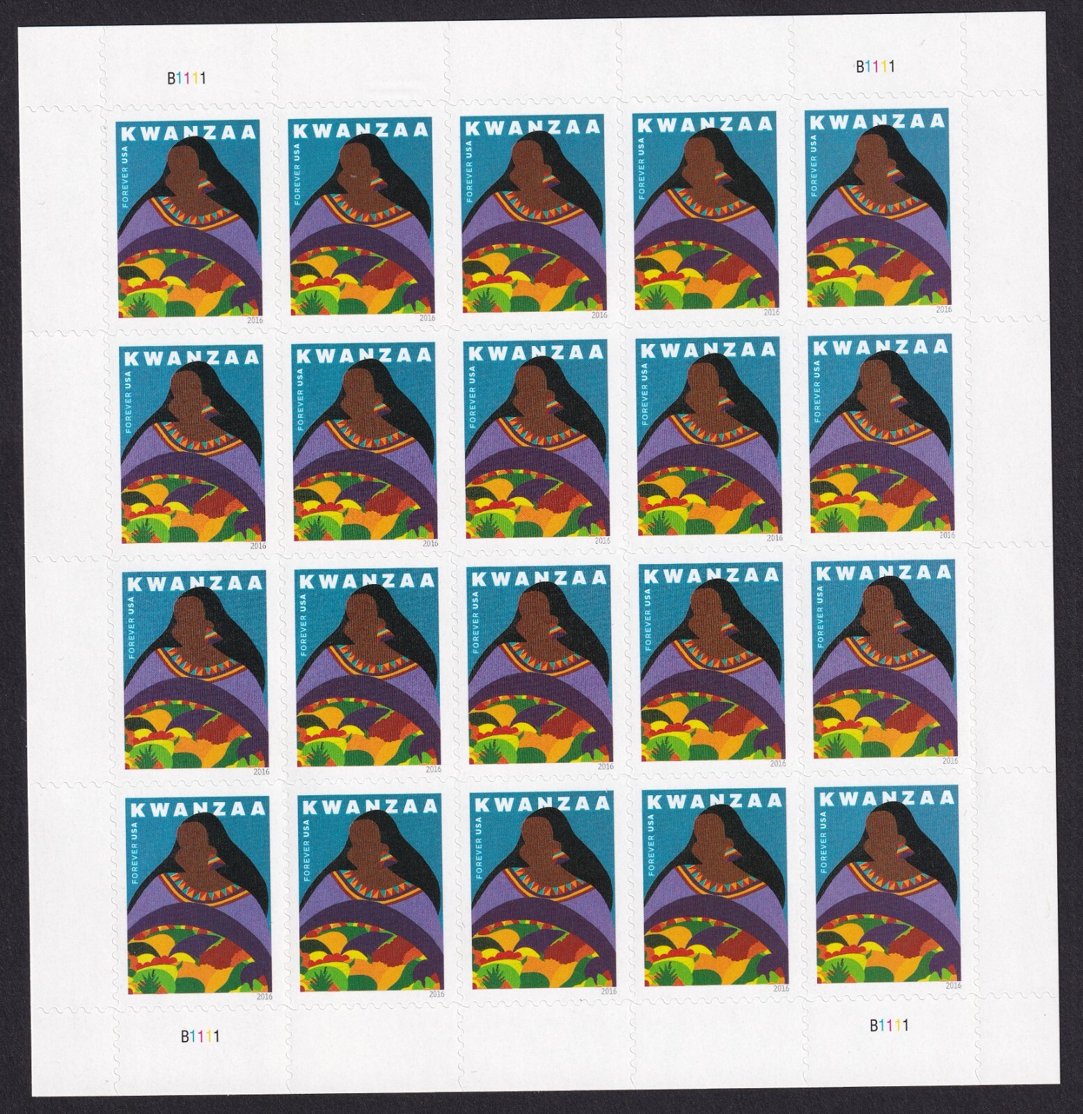 Scott #5141 Kwanzaa Sheet of 20 Forever Stamps - MNH