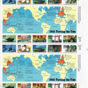 Scott #2765 WW2 1943: Turning the Tide Sheet of 20 Stamps - MNH