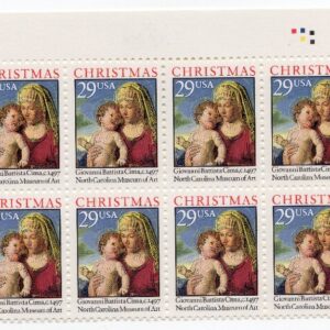 Scott #2789 Madonna & Child (Cima) Plate Block of 20 Stamps - MNH P#212-1 Color