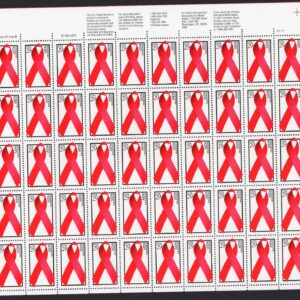 Scott #2806 AIDS (HIV) Sheet of 50 Stamps - MNH