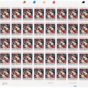 Scott #2871 Madonna & Child (Sirani) Sheet of 50 Stamps - MNH P#1111-1