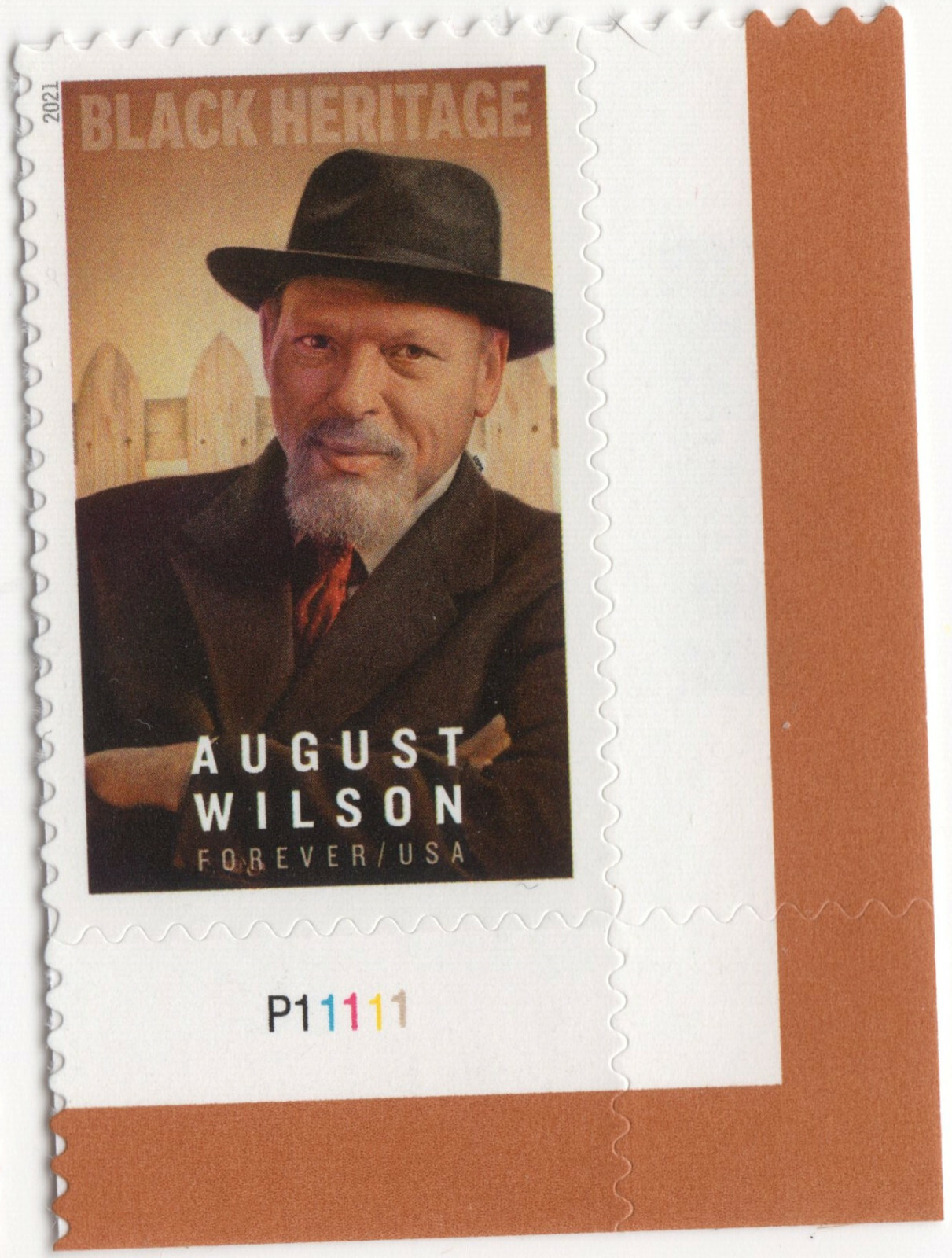 Scott #5555 August Wilson (Black Heritage) Single Forever Stamp - MNH #1