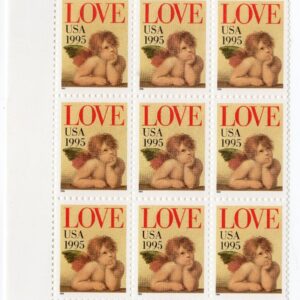 Scott #2948 - Love Cherub - Plate Block Of 15 Stamps - MNH Left
