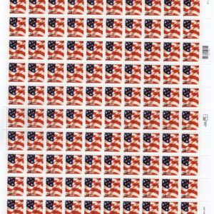 Scott #3629F Waving Flag Sheet of 100 Stamps - MNH P#P111