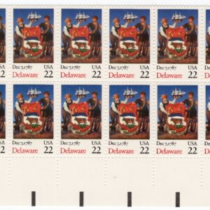Scott #2336 Delaware Plate Block of 16 Stamps - MNH P#8676-1 (LR)