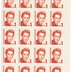 Scott #2168 Margaret Mitchell Gone With the Wind Plate Block of 20 Stamps MNH UR
