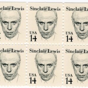 Scott #1856 Sinclair Lewis Block of 6 Stamps - MNH