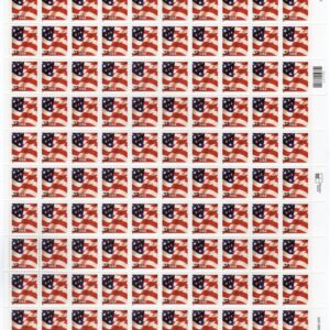 Scott #3629F Waving Flag Sheet of 100 Stamps - MNH P#P111 #2