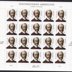 Scott #3432A 76¢ Edward Trudeau (Tuberculosis) Sheet of 20 Stamps - MNH