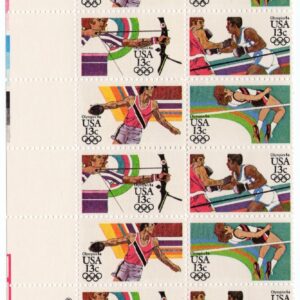 Scott #2051a Summer Olympics (Boxing) Plate Block (Strip) of 20 Stamps - MNH UL