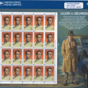 Scott #3152 Humphrey Bogart Sheet of 20 Stamps - Sealed