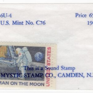 Scott #c76 First Man on the Moon Airmail Single Stamp - Mystic