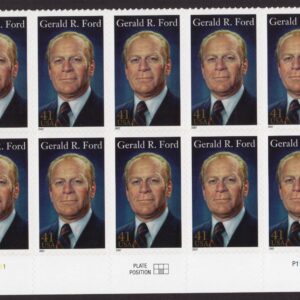 SCOTT #4199 Gerald Ford Plate Block of 10 Stamps - MNH
