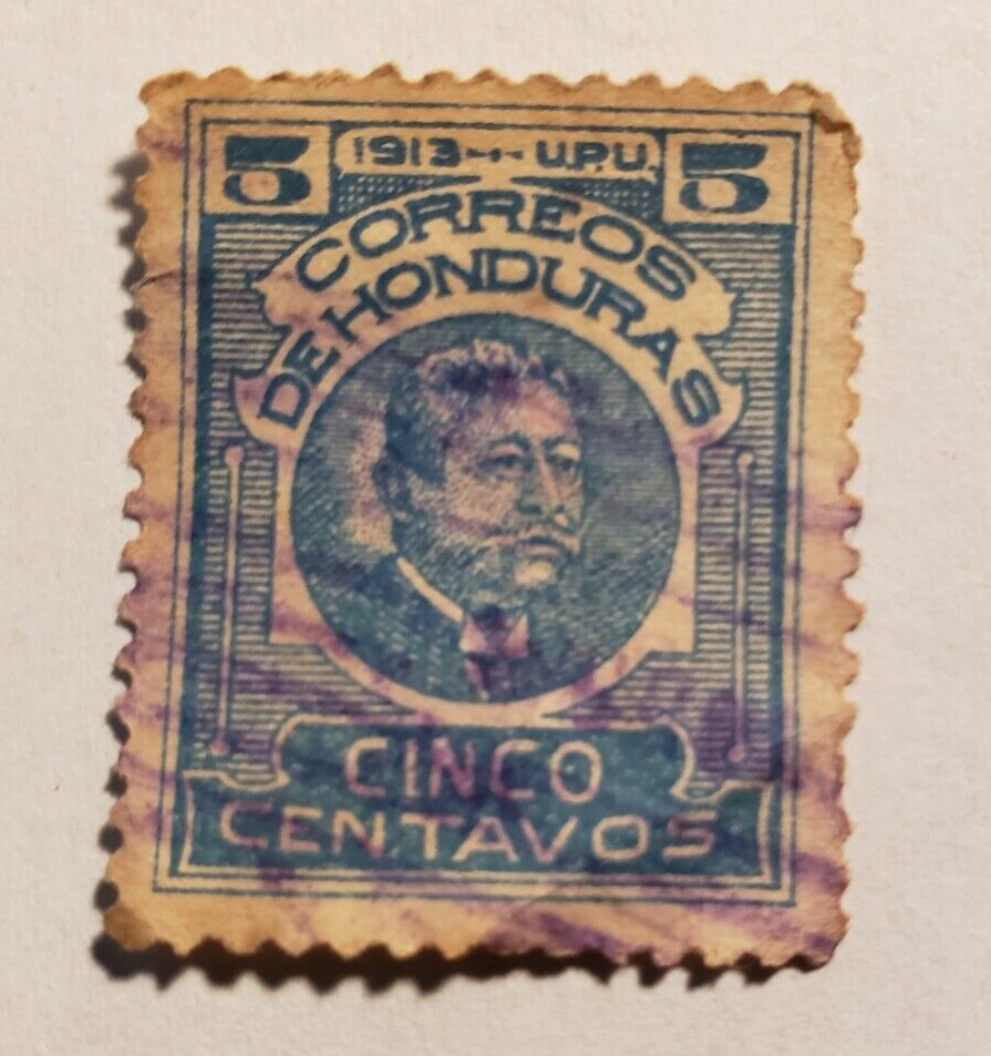 Stamp Latin America Honduras 1913 5c Sc#153