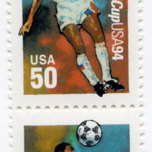 Scott #2836 Soccer (World Cup) Pair of Stamps - MNH w/selvage