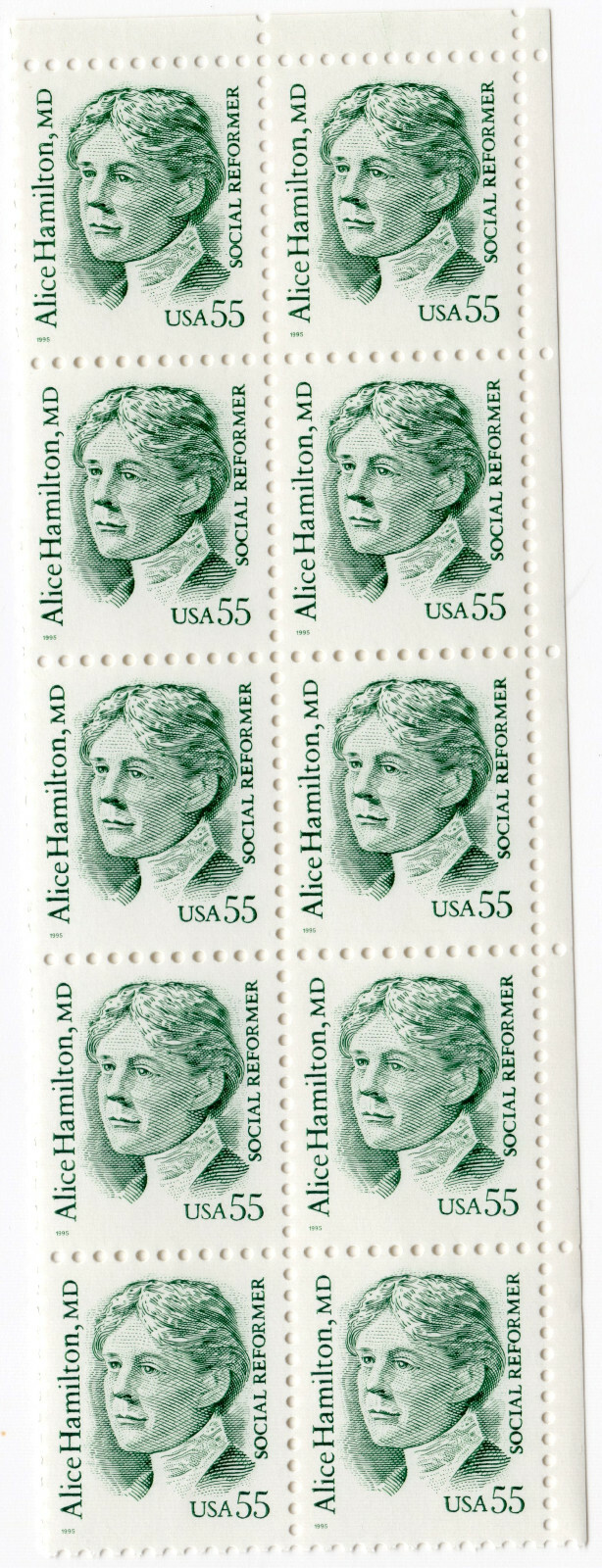 Scott #2940 Alice Hamilton, MD Block Of 10 Stamps - MNH