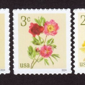 USPS Flowers (5) Single Stamps - MNH In stock Ships today (5897-5901)