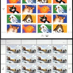 Scott #3234a-3235 Bright Eyes Klondike Gold Rush Sheet of 20 Stamps - MNH