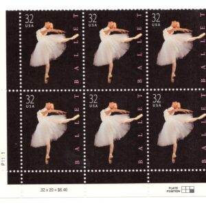 Scott #3237 American Ballet Plate Stamps - MNH