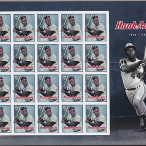 USPS Hank Aaron Full Sheet of 20 Forever Stamps