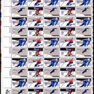 Scott #1798b (1795-1798) 15¢ Winter Olympics Full Sheet of 50 Stamps - MNH