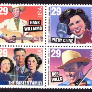 Scott #2774a (2771- 74) Country & Western Block of 4 Stamps - MNH Hank 1st