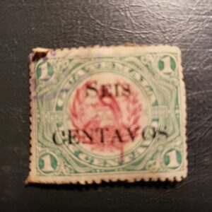 1902 National Symbols Birds 1C Guatemala Postage Stamp