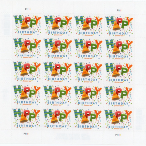 Scott #5635 Happy Birthday Sheet of 20 Stamps - MNH