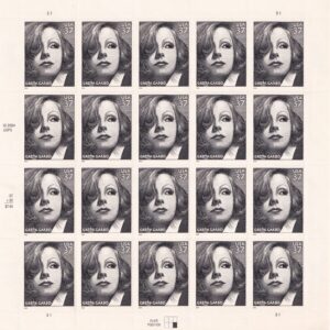 Scott #3943 Greta Garbo Sheet of 20 Stamps - MNH