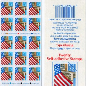 Scott #2920a Flag over Porch Booklet of 20 Stamps - MNH P#12212