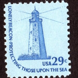 Scott #1605 Sandy Hook Lighthouse Single Stamp - MNH