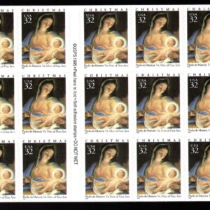 Scott #3112a MADONNA & CHILD (Matteis) Booklet of 20 Stamps - MNH P#3334-1