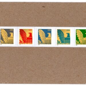 Scott #3801d (2005) Eagle Statues Plate # 25 Stamp Coil (PNC25) - Sealed Brown