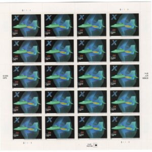 Scott #4019 X-Planes Priority Mail Express Sheet of 20 Stamps - MNH