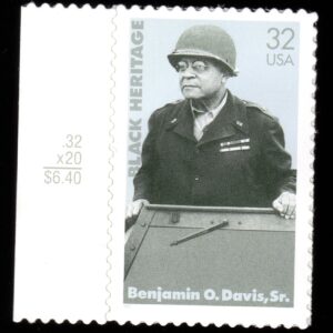 Scott #3121 General Benjamin O. Davis Single Stamp - MNH w/Price Selvage