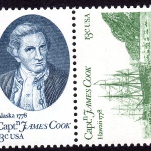 Scott #1733b (1732-1733) Capt. James Cook (Hawaii) Joined Pair of Stamps - MNH